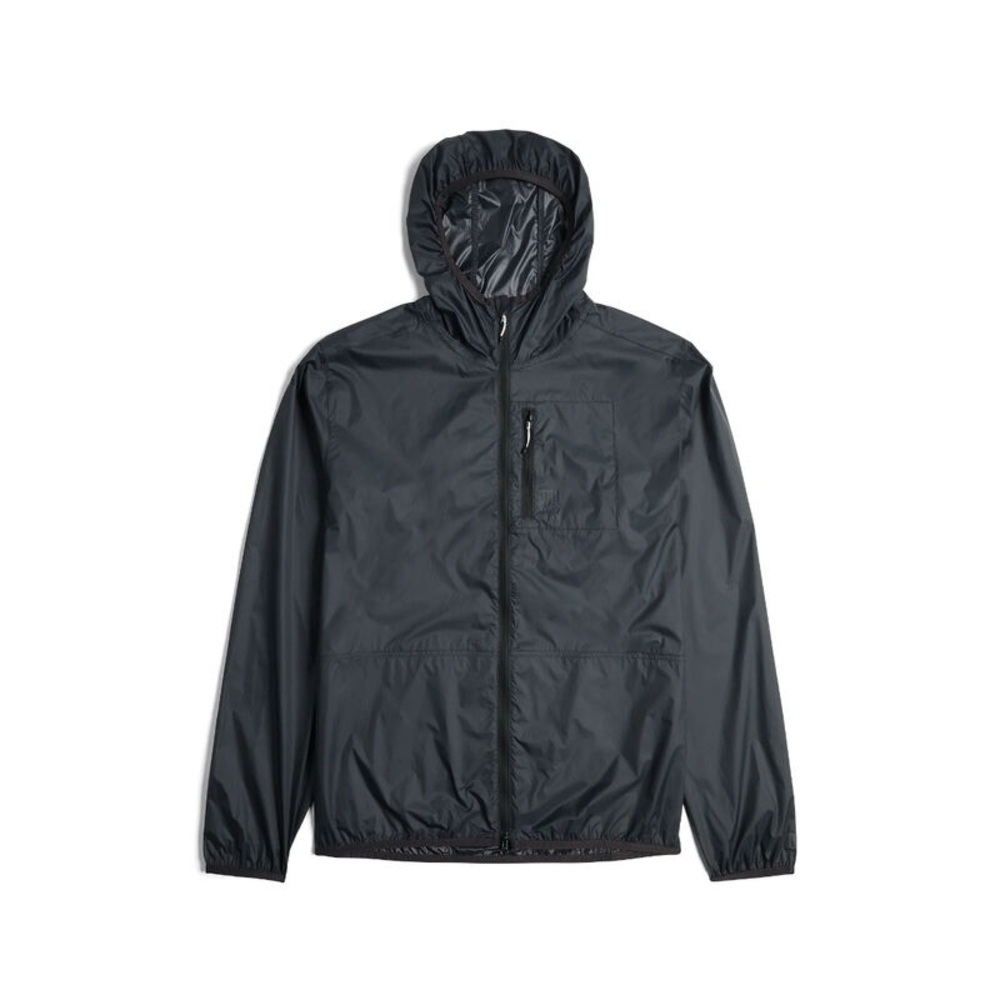 Topo Designs Global Ultralight Packable Jacket Windbreaker Black Men’s Medium
